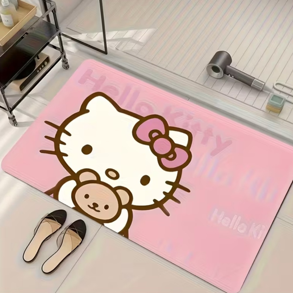 {NEW} Pink Hello Kitty Pink Bath Mat